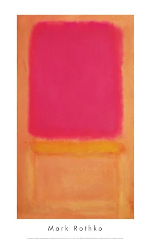 Kunstdruk Mark Rothko Violet Center 1954 xcm MKR 954 | Yourdecoration.nl