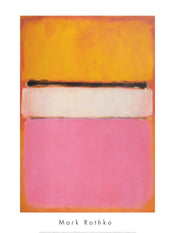 Kunstdruk Mark Rothko White Center 1950 61x84cm MKR 955 | Yourdecoration.nl