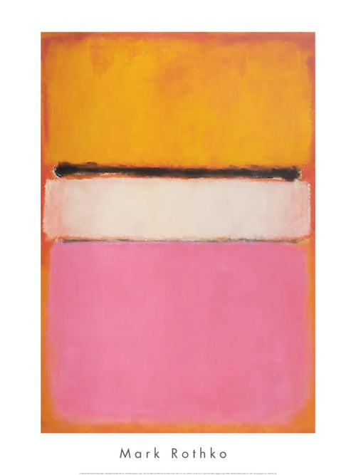 Kunstdruk Mark Rothko White Center 1950 61x84cm MKR 955 | Yourdecoration.nl