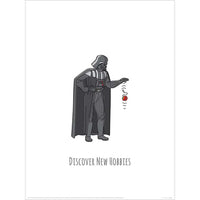 Kunstdruk Star Wars Vaders Boredom Busting Ideas Discover New Hobbies 30x40cm Pyramid PPR54082 | Yourdecoration.nl