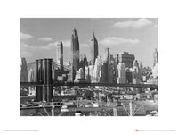 Kunstdruk Time Life Lower Manhattan Skyline 1948 40x30cm Pyramid PPR44238 | Yourdecoration.nl