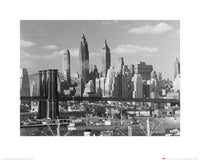 Kunstdruk Time Life Lower Manhattan Skyline 1948 50x40cm Pyramid PPR43232 | Yourdecoration.nl