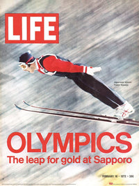 Kunstdruk Time Life Sapporo Olympic Ski Jumper 30x40cm Pyramid PPR54153 | Yourdecoration.nl