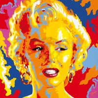 Kunstdruk Vladimir Gorsky Marilyn Monroe 85x85cm GIV 01 PGM | Yourdecoration.nl