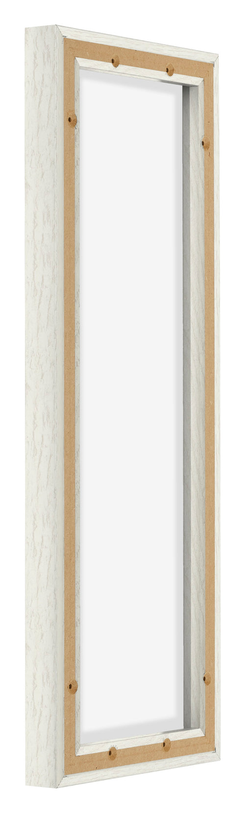 Lyon MDF Baklijst 1 3 White Wash Achterzijde Schuin | Yourdecoration.nl