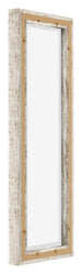 Lyon MDF Baklijst 1 3 Wit Vintage Achterzijde Schuin | Yourdecoration.nl