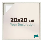 Lyon MDF Baklijst 20x20cm White Wash Voorzijde Maat | Yourdecoration.nl