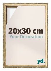 Lyon MDF Baklijst 20x30cm Goud Antiek Voorzijde Maat | Yourdecoration.nl