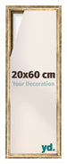 Lyon MDF Baklijst 20x60cm Goud Antiek Voorzijde Maat | Yourdecoration.nl