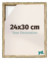Lyon MDF Baklijst 24x30cm Goud Antiek Voorzijde Maat | Yourdecoration.nl