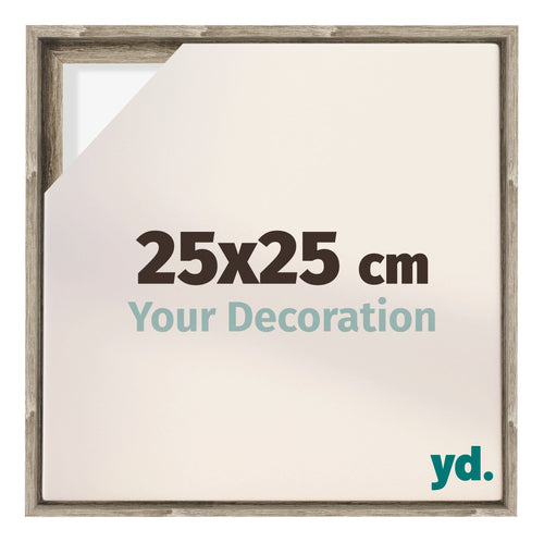 Lyon MDF Baklijst 25x25cm Sonoma Eiken Voorzijde Maat | Yourdecoration.nl