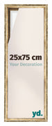 Lyon MDF Baklijst 25x75cm Goud Antiek Voorzijde Maat | Yourdecoration.nl