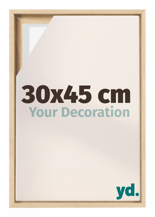 Lyon MDF Baklijst 30x45cm Beuken Voorzijde Maat | Yourdecoration.nl