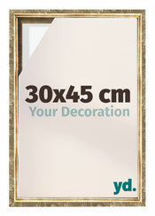 Lyon MDF Baklijst 30x45cm Goud Antiek Voorzijde Maat | Yourdecoration.nl