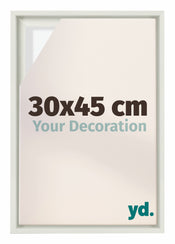 Lyon MDF Baklijst 30x45cm Wit Mat Voorzijde Maat | Yourdecoration.nl