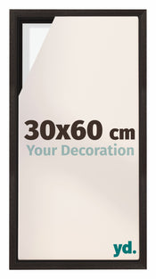 Lyon MDF Baklijst 30x60cm Donker Eiken Voorzijde Maat | Yourdecoration.nl