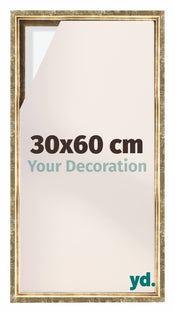 Lyon MDF Baklijst 30x60cm Goud Antiek Voorzijde Maat | Yourdecoration.nl