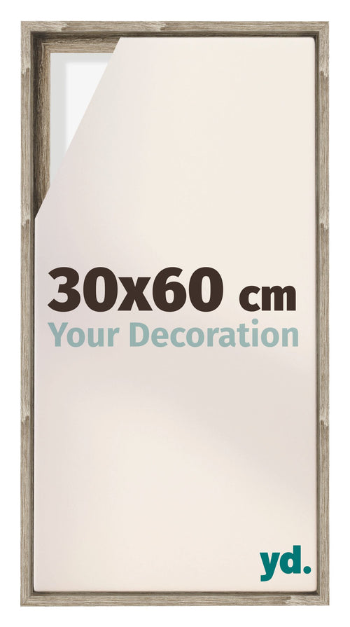 Lyon MDF Baklijst 30x60cm Sonoma Eiken Voorzijde Maat | Yourdecoration.nl