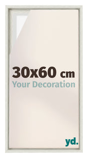 Lyon MDF Baklijst 30x60cm White Wash Voorzijde Maat | Yourdecoration.nl