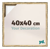 Lyon MDF Baklijst 40x40cm Goud Antiek Voorzijde Maat | Yourdecoration.nl