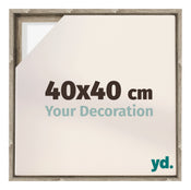 Lyon MDF Baklijst 40x40cm Sonoma Eiken Voorzijde Maat | Yourdecoration.nl
