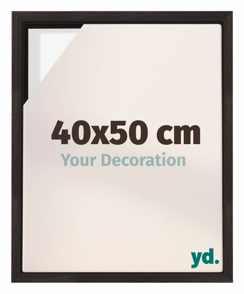Lyon MDF Baklijst 40x50cm Donker Eiken Voorzijde Maat | Yourdecoration.nl