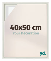 Lyon MDF Baklijst 40x50cm Wit Mat Voorzijde Maat | Yourdecoration.nl