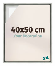 Lyon MDF Baklijst 40x50cm Zilver Mat Voorzijde Maat | Yourdecoration.nl
