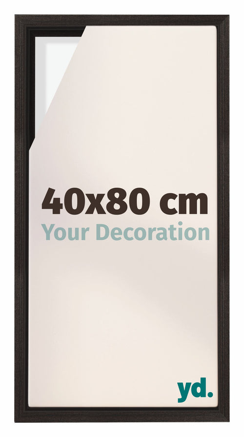 Lyon MDF Baklijst 40x80cm Donker Eiken Voorzijde Maat | Yourdecoration.nl