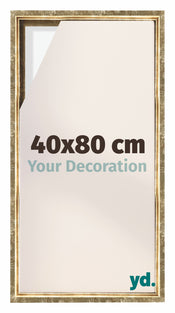 Lyon MDF Baklijst 40x80cm Goud Antiek Voorzijde Maat | Yourdecoration.nl