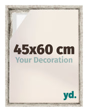 Lyon MDF Baklijst 45x60cm Wit Vintage Voorzijde Maat | Yourdecoration.nl