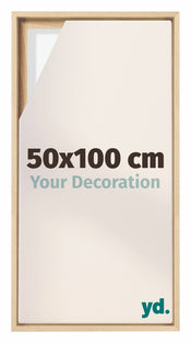 Lyon MDF Baklijst 50x100cm Beuken Voorzijde Maat | Yourdecoration.nl