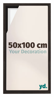 Lyon MDF Baklijst 50x100cm Donker Eiken Voorzijde Maat | Yourdecoration.nl