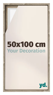 Lyon MDF Baklijst 50x100cm Sonoma Eiken Voorzijde Maat | Yourdecoration.nl