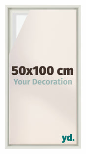 Lyon MDF Baklijst 50x100cm Wit Mat Voorzijde Maat | Yourdecoration.nl