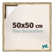Lyon MDF Baklijst 50x50cm Goud Antiek Voorzijde Maat | Yourdecoration.nl