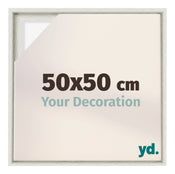 Lyon MDF Baklijst 50x50cm White Wash Voorzijde Maat | Yourdecoration.nl