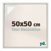 Lyon MDF Baklijst 50x50cm Wit Mat Voorzijde Maat | Yourdecoration.nl
