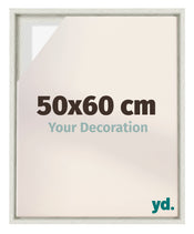 Lyon MDF Baklijst 50x60cm White Wash Voorzijde Maat | Yourdecoration.nl