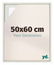 Lyon MDF Baklijst 50x60cm Wit Mat Voorzijde Maat | Yourdecoration.nl