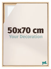 Lyon MDF Baklijst 50x70cm Beuken Voorzijde Maat | Yourdecoration.nl