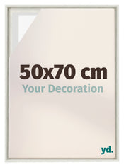 Lyon MDF Baklijst 50x70cm White Wash Voorzijde Maat | Yourdecoration.nl
