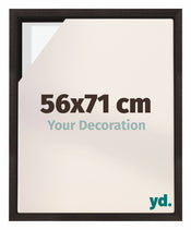 Lyon MDF Baklijst 56x71cm Donker Eiken Voorzijde Maat | Yourdecoration.nl