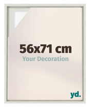 Lyon MDF Baklijst 56x71cm White Wash Voorzijde Maat | Yourdecoration.nl