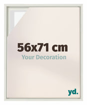 Lyon MDF Baklijst 56x71cm Wit Mat Voorzijde Maat | Yourdecoration.nl