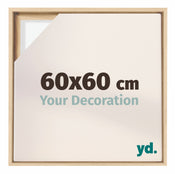 Lyon MDF Baklijst 60x60cm Beuken Voorzijde Maat | Yourdecoration.nl