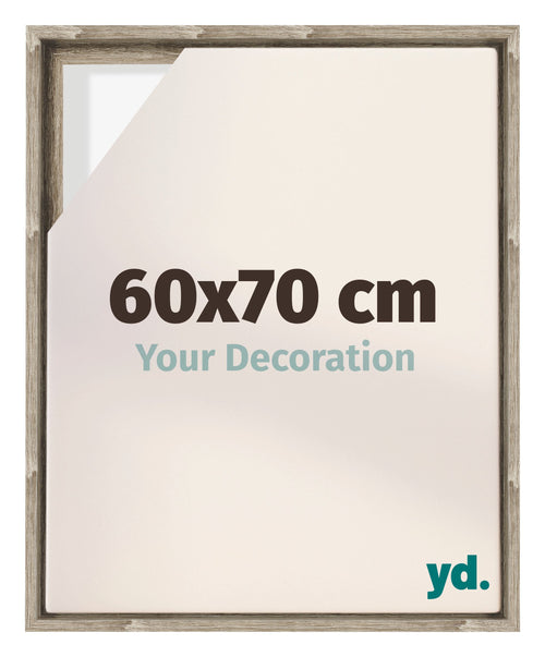 Lyon MDF Baklijst 60x70cm Sonoma Eiken Voorzijde Maat | Yourdecoration.nl
