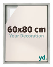 Lyon MDF Baklijst 60x80cm Zilver Mat Voorzijde Maat | Yourdecoration.nl