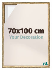 Lyon MDF Baklijst 70x100cm Goud Antiek Voorzijde Maat | Yourdecoration.nl