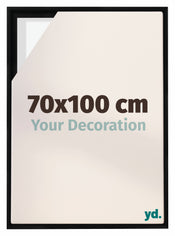 Lyon MDF Baklijst 70x100cm Zwart Mat Voorzijde Maat | Yourdecoration.nl
